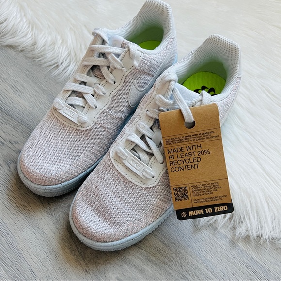 NWT Nike Air Force Crater Flyknit GS Women’s Shoes - Picture 2 of 8